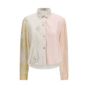 E.L.V. DENIM Multicolor Cotton Pattern Women's Shirt